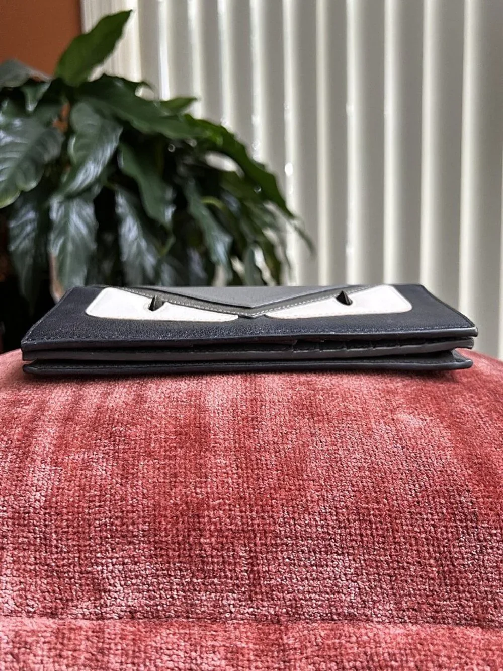 FENDI Monster Wallet, Grey